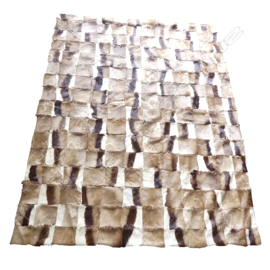 COWHIDE PATCHWORK BLANKET 2200x1700mm Image 1++