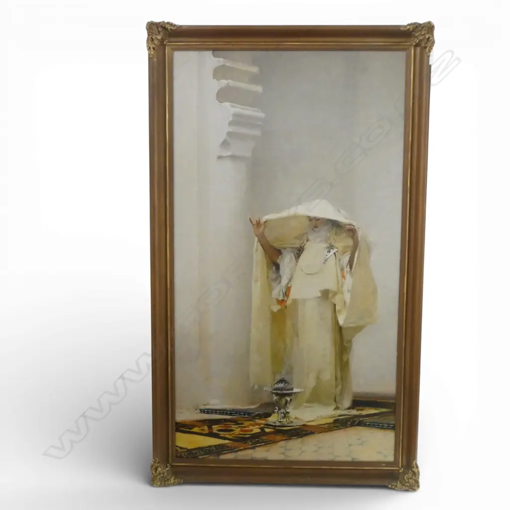 PRINT ON CANVAS; JOHN SINGER SARGENT 'SMOKE OF AMBERGRIS' 1880 900x490mm Image 1++