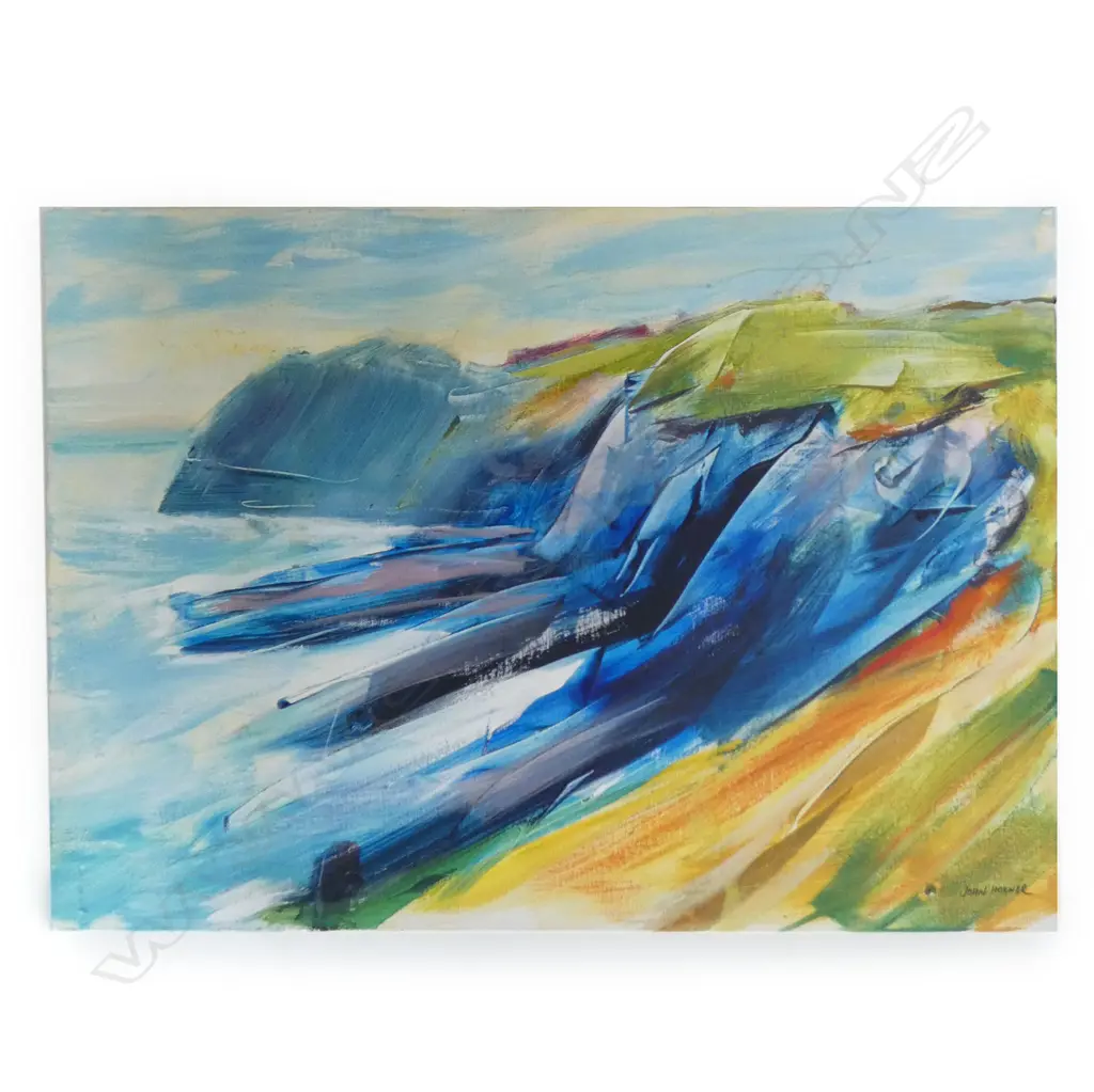 JOHN HORNER LANDSCAPE, OIL on CANVAS, H.600 x 910mm Image 1++