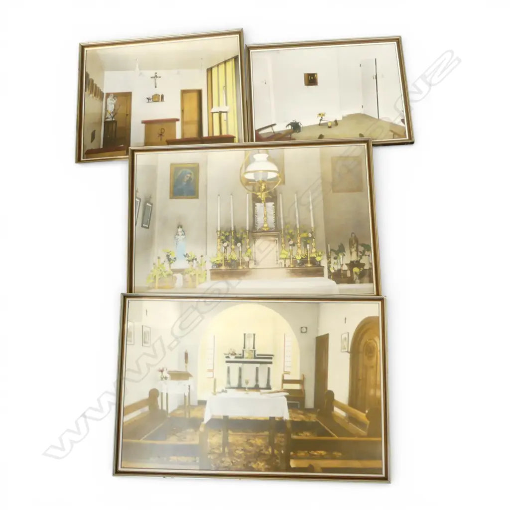 4 CHURCH INTERIOR PRINTS BY WHITES AVIATION 490x760mm Image 1++