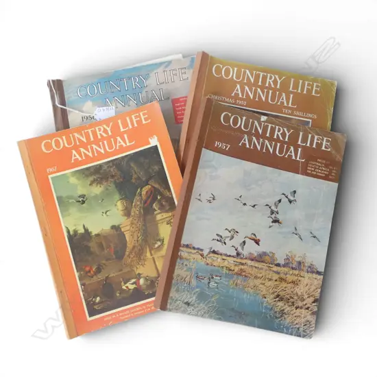4 MID 20thC COUNTRY LIFE ANNUALS