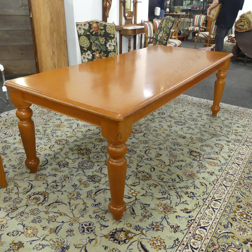 LG KAURI DINING TABLE w. 1 DRAWER 2200x1000x755mm Image 1++