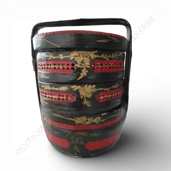 ORIENTAL STACKING LUNCH BOX H.350mm