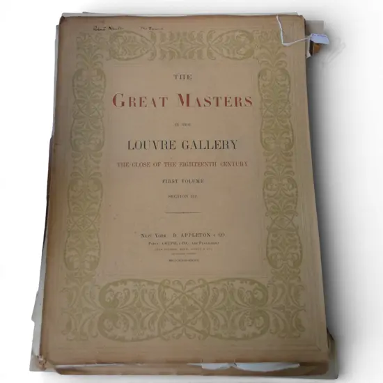 ASST. ETCHINGS & LITHOGRAPHS 'THE GREAT MASTERS IN THE LOUVRE GALLERY'