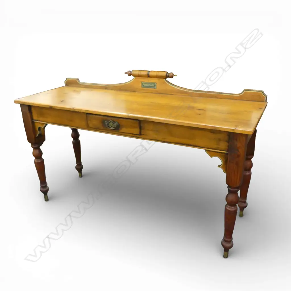 COUNTRY LANE HAND MADE WOODEN TABLE w. 1 DRAWER 1470x505x920mm Image 1++