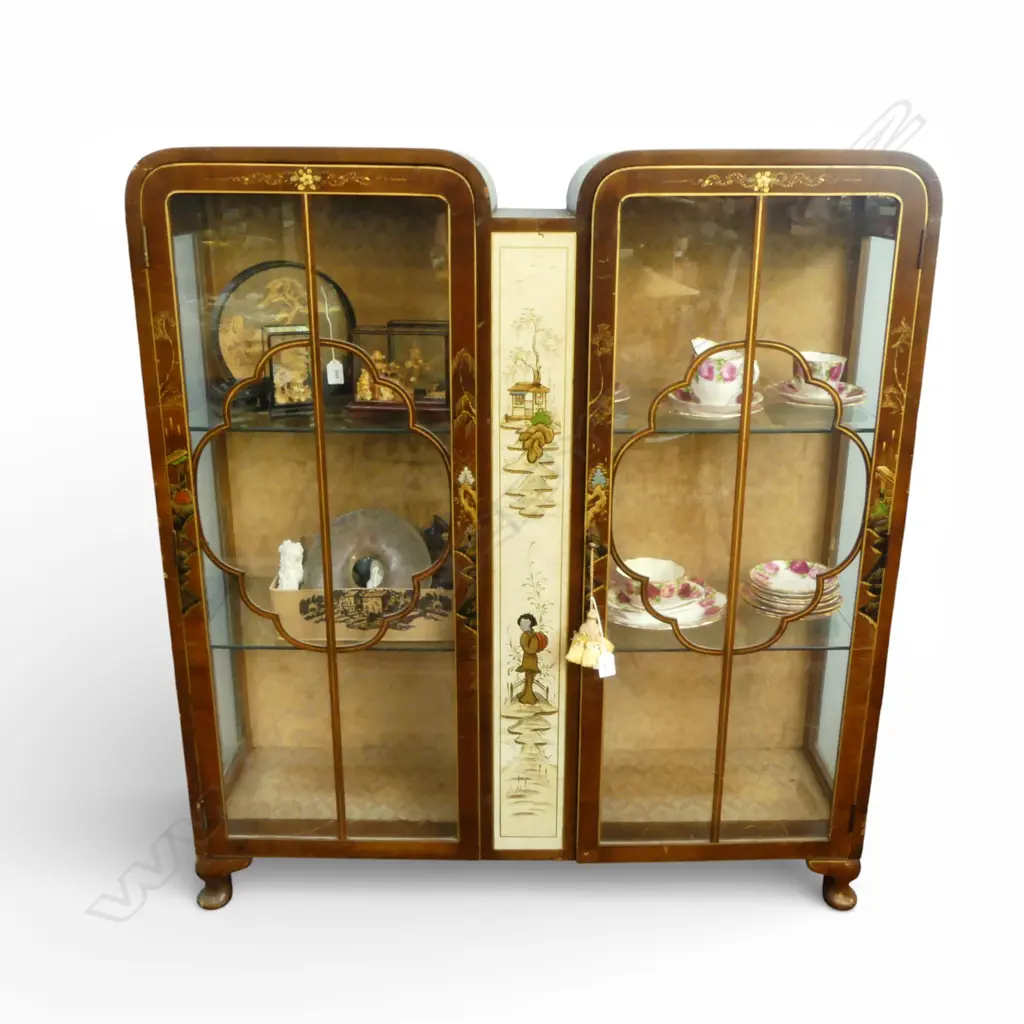 HAND PAINTED CHINA CABINET 1060x305x1175mm Image 1++