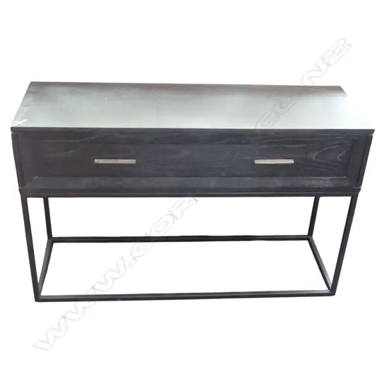 MODERN EBONISED CONSOLE TABLE 1200x400x755mm