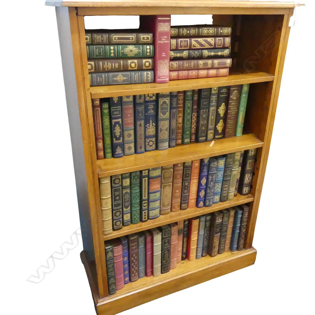 COLLECTION OF 63 LEATHER BOUND OXFORD LIBRARY AND FRANKLIN CLASSICS Image 1++