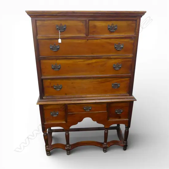 ANTIQUE STYLE CHEST ON CHEST 1140x440x1750mm