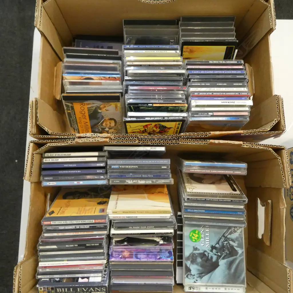 2 BOXES ASST CDs, JAZZ ETC Image 1++