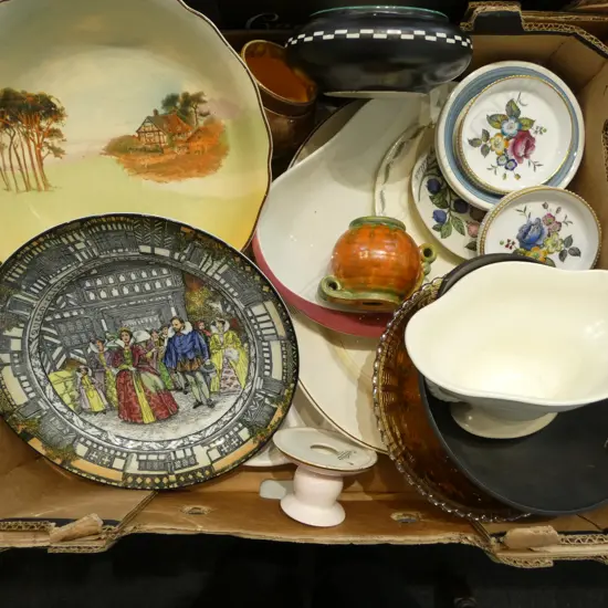 ASST. ENGLISH CHINA & PORCELAIN PCS INCLDS MASON, ROYAL DOULTON & WORCHESTER
