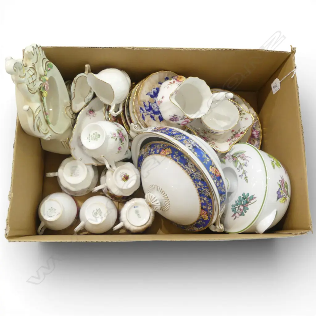 ASST. FANCY ENGLISH CHINA Incl. ROYAL ALBERT, DENBY, DRESDEN (FAULTS) etc Image 1++