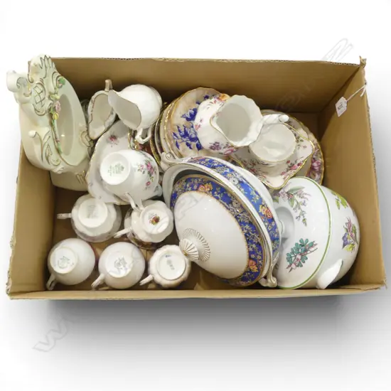 ASST. FANCY ENGLISH CHINA Incl. ROYAL ALBERT, DENBY, DRESDEN (FAULTS) etc