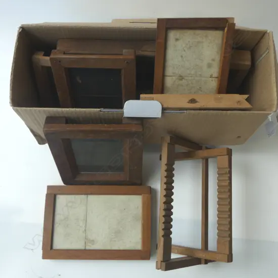 VINTAGE WOODEN KODAK PRINTING FRAMES & NEGATIVE STANDS