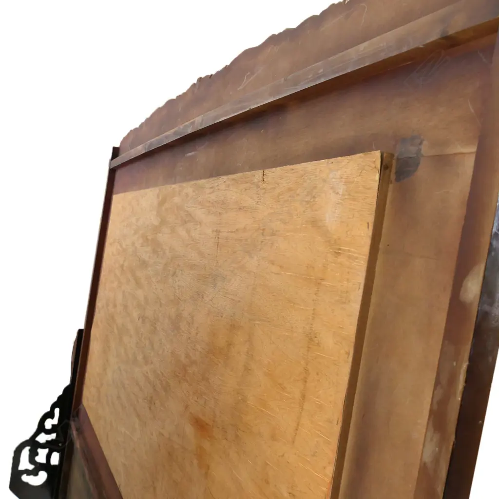 A very large and impressive Chinese famille rose porcelain room screen, Image 1++