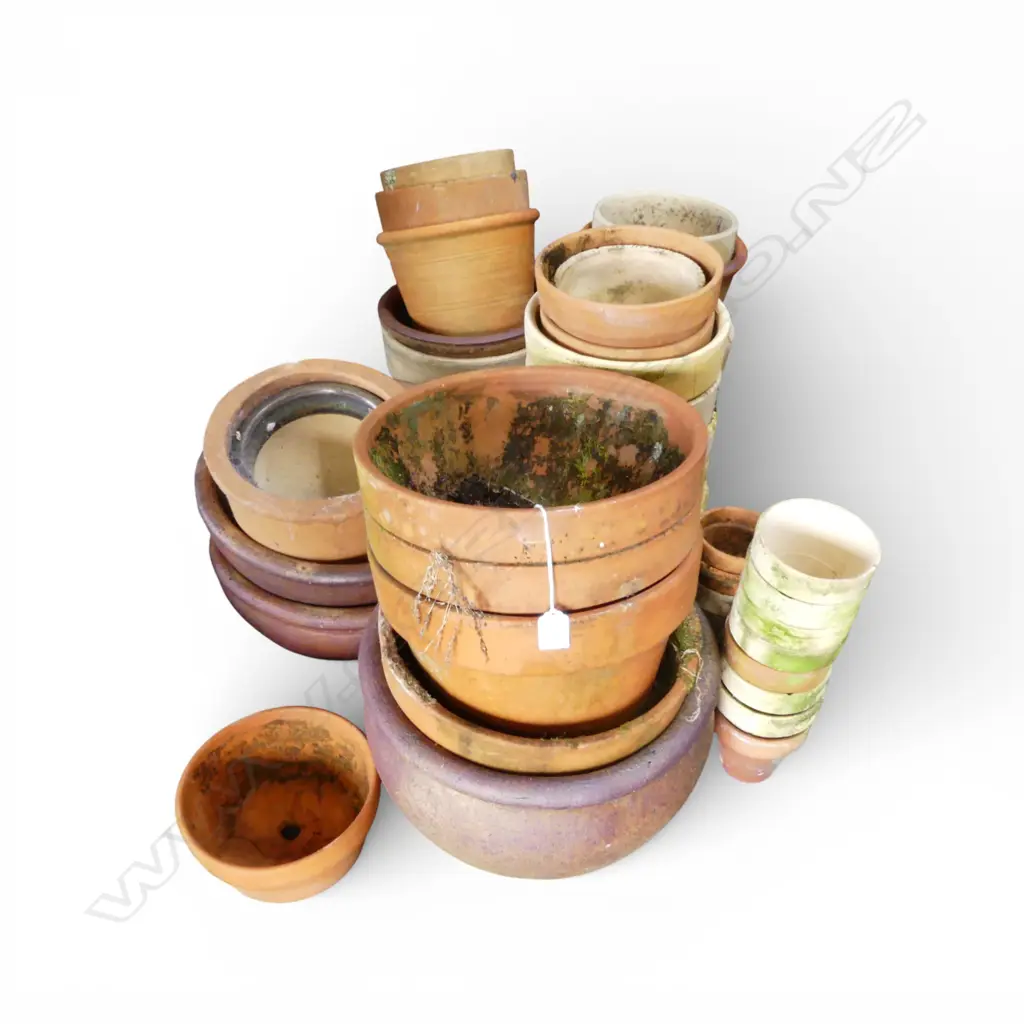 ASST. GARDEN PLANT POTS; TERRACOTTA ETC Image 1++