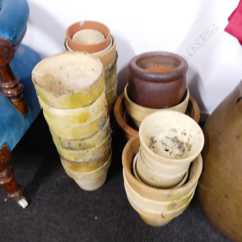 ASST. GARDEN PLANT POTS; TERRACOTTA ETC Image 1++