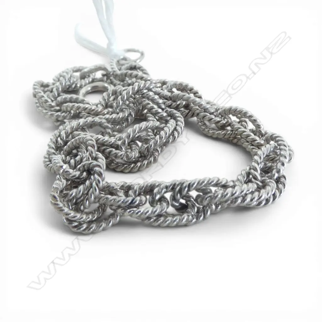 STG SILVER CHAIN BRACELET 14.5gms Image 1++