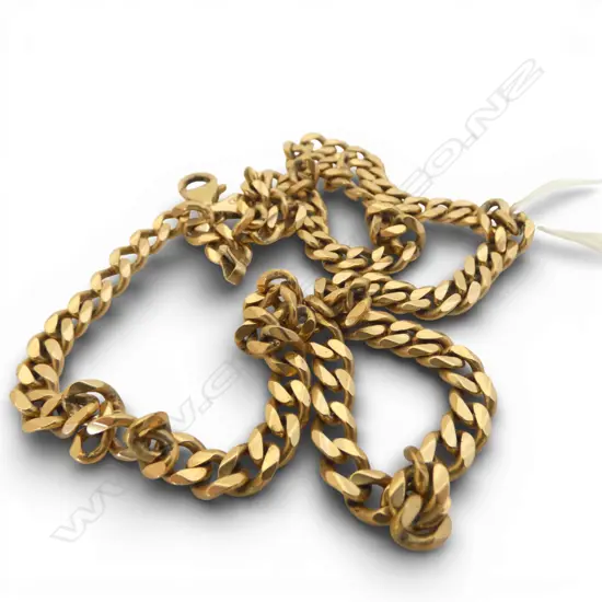 9CT YG CHAIN L.540mm 28.7gms