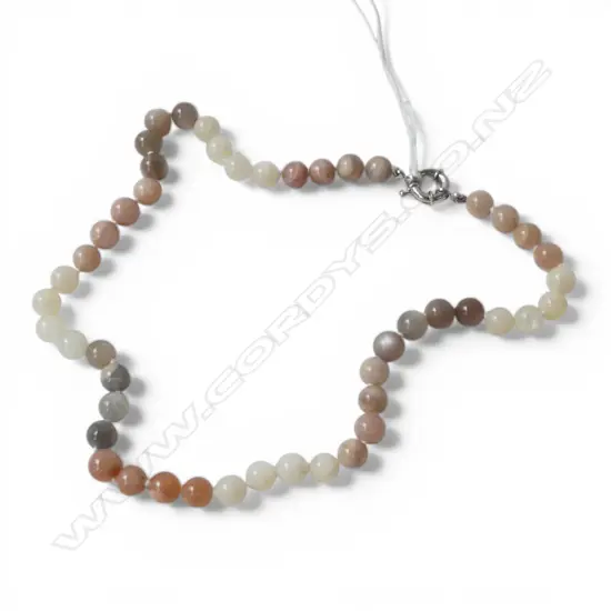 SUNSTONE BEAD NECKLACE