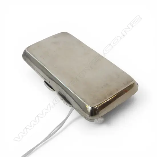 Birmingham 1920 SILVER CIGARETTE CASE push button opening. 65gms