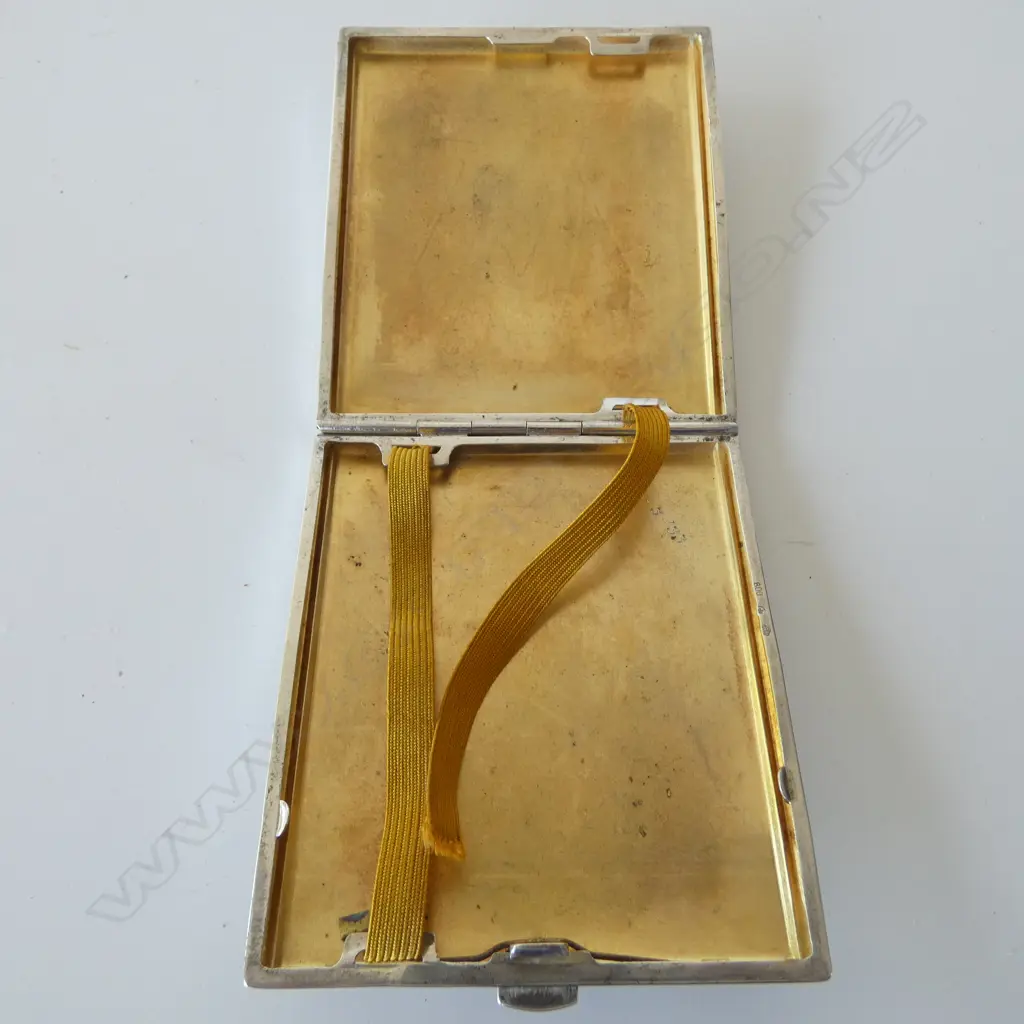 800 SILVER CIGARETTE CASE, 87gms Image 1++