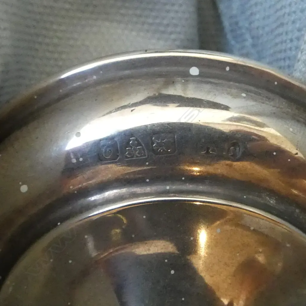 STG SILVER VASE, CHESTER 1916 H.140mm WEIGHTED; FAULTS Image 1++