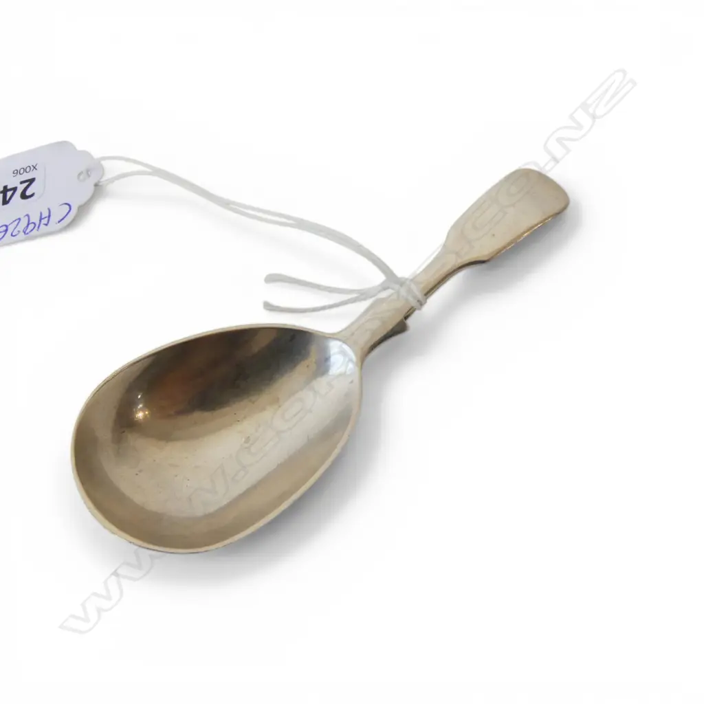 VICTORIAN STG SILVER TEA CADDY SPOON, CHAWNER & Co, LONDON 1880, 15.67gms Image 1++