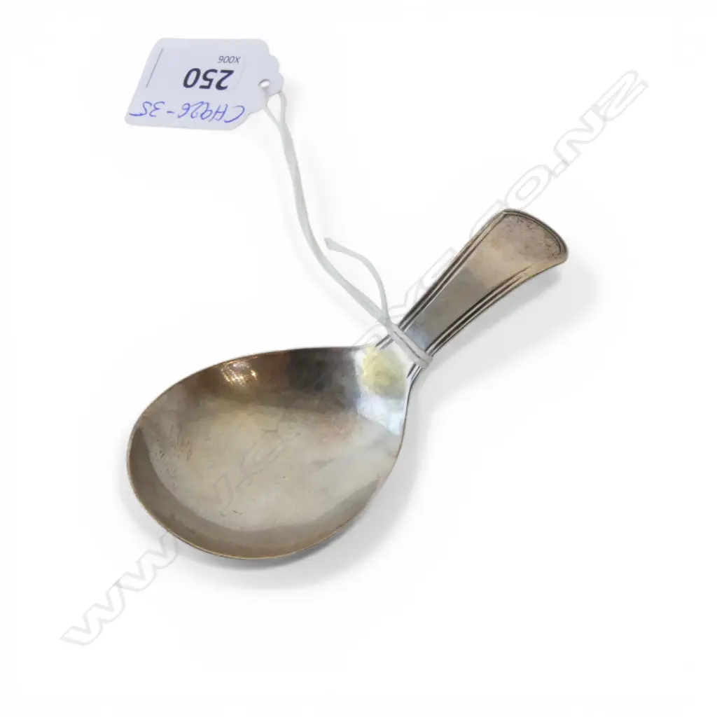 GEORGIAN STG SILVER TEA CADDY SPOON, JOSIAH SNATT, LONDON 1810, 9.58gms Image 1++
