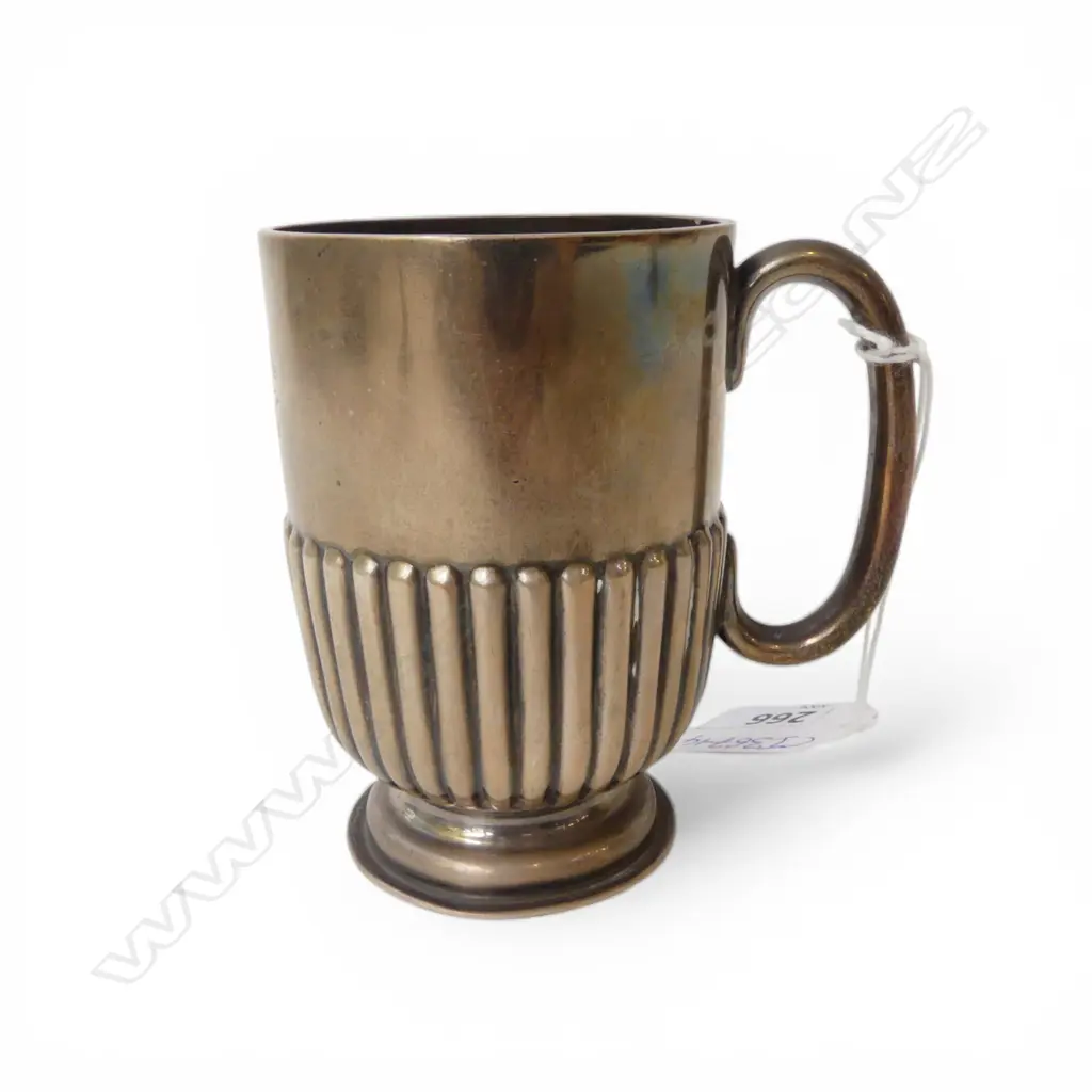 STG SILVER CHRISTENING MUG, SHEFFIELD 1908, 110grms Image 1++