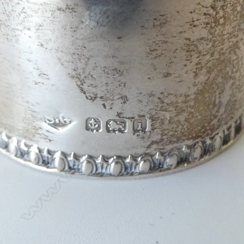 EDWARDIAN STG SILVER NAPKIN RING, BIRMINGHAM 1908, IN CASE, 34gms Image 1++