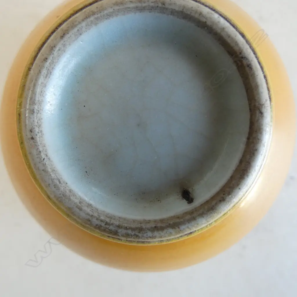 ORIENTAL VASE, YELLOW GLAZE H.50mm Image 1++