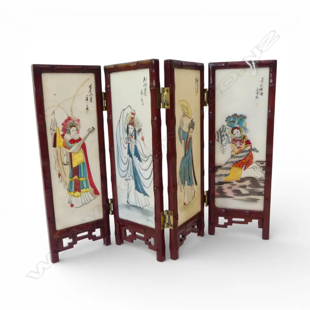 CHINESE MINIATURE FOLDING SCREEN H.265mm Image 1++