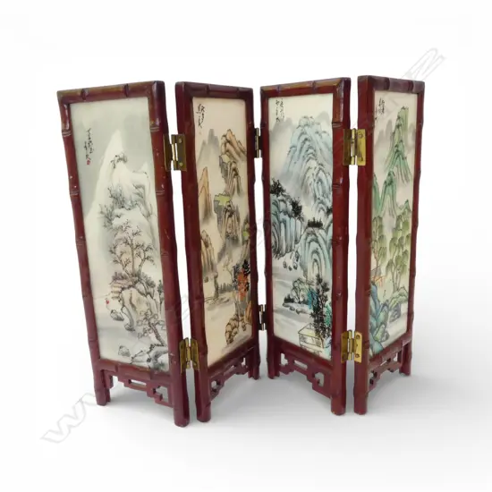 CHINESE MINIATURE FOLDING SCREEN H.265mm