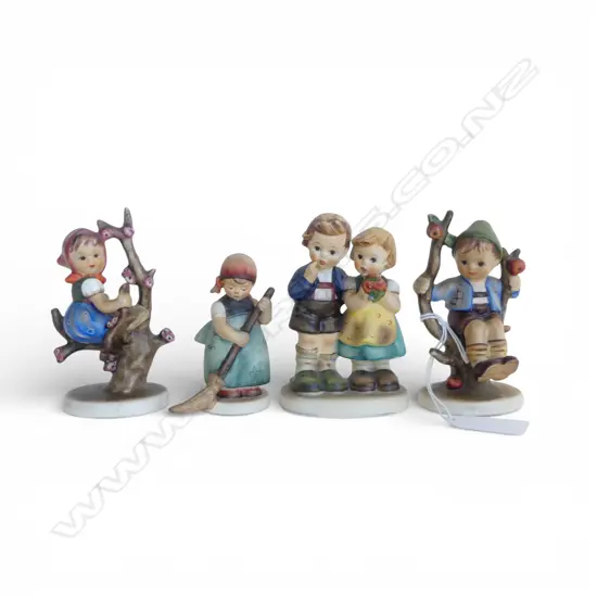 4 GOEBEL FIGURINES H.100mm