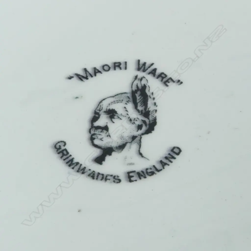 2 GRIMWADES 'MAORI WARE' PLATES, Dia.250mm largest Image 1++