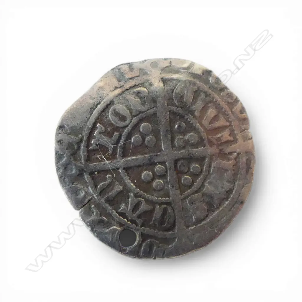 ENGLISH COIN EDWARD IV 1661-1470 SILVER HALF CROAT Image 1++