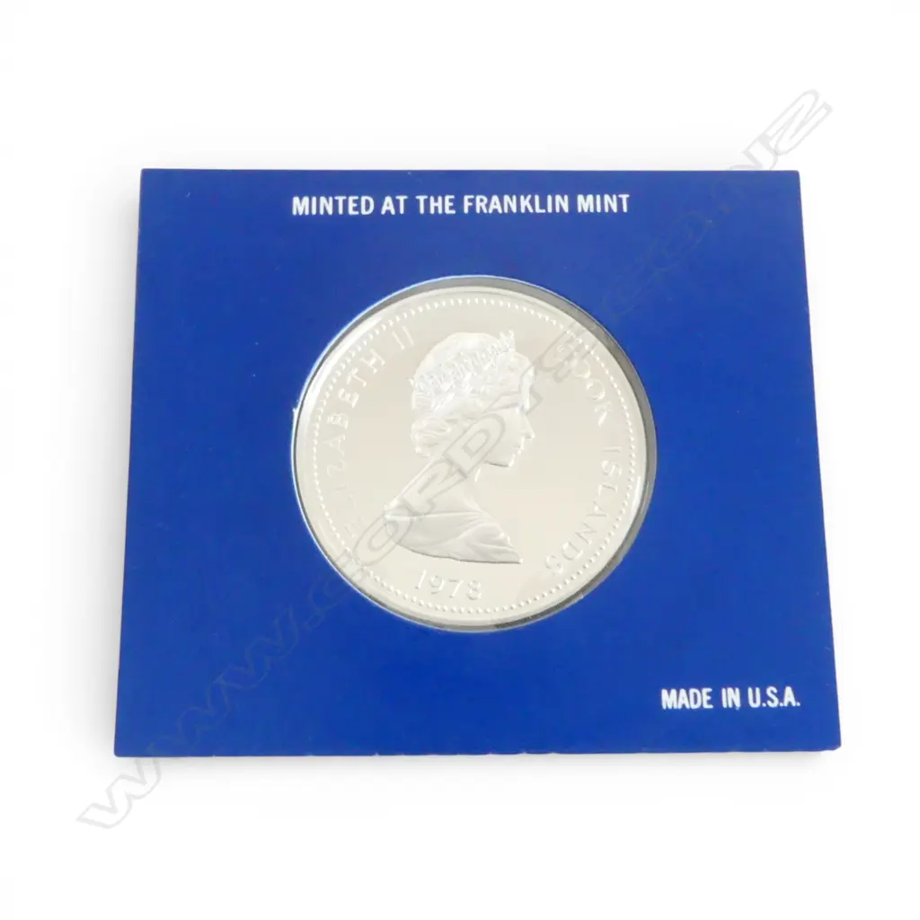 1978 COOK ISLANDS STG SILVER $10 COIN 27.9gms Image 1++