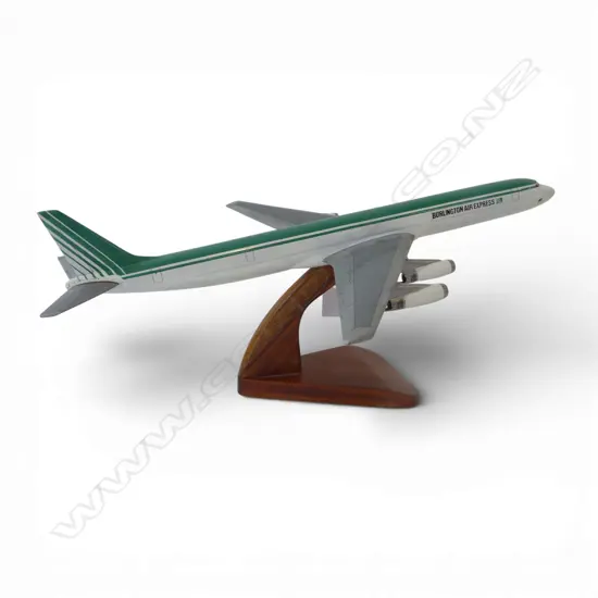 BURLINGTON AIR EXPRESS PLANE MODEL DC8-63F L.460mm