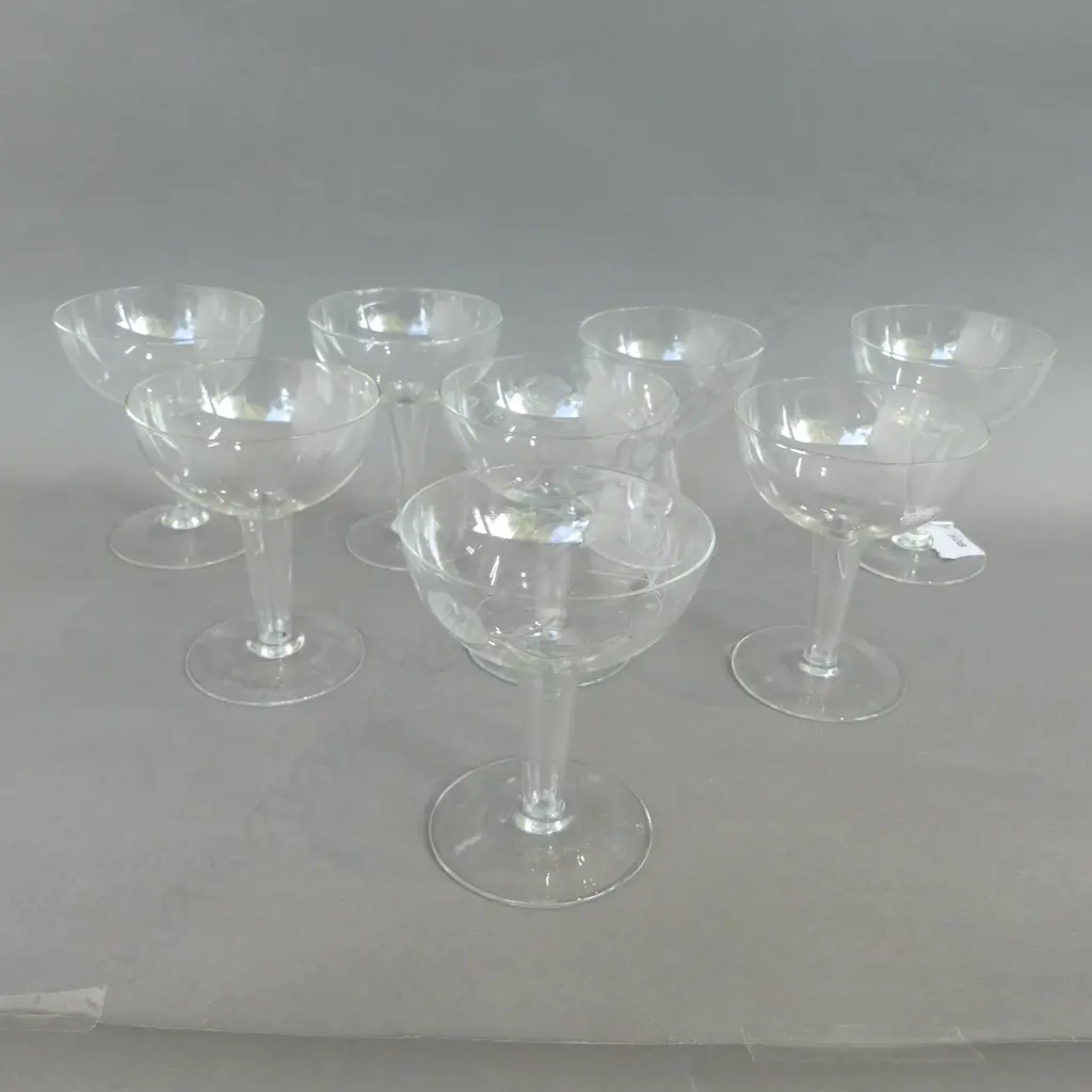 8 HOLLOW STEM CHAMPAGNE GLASSES H.115mm Image 1++