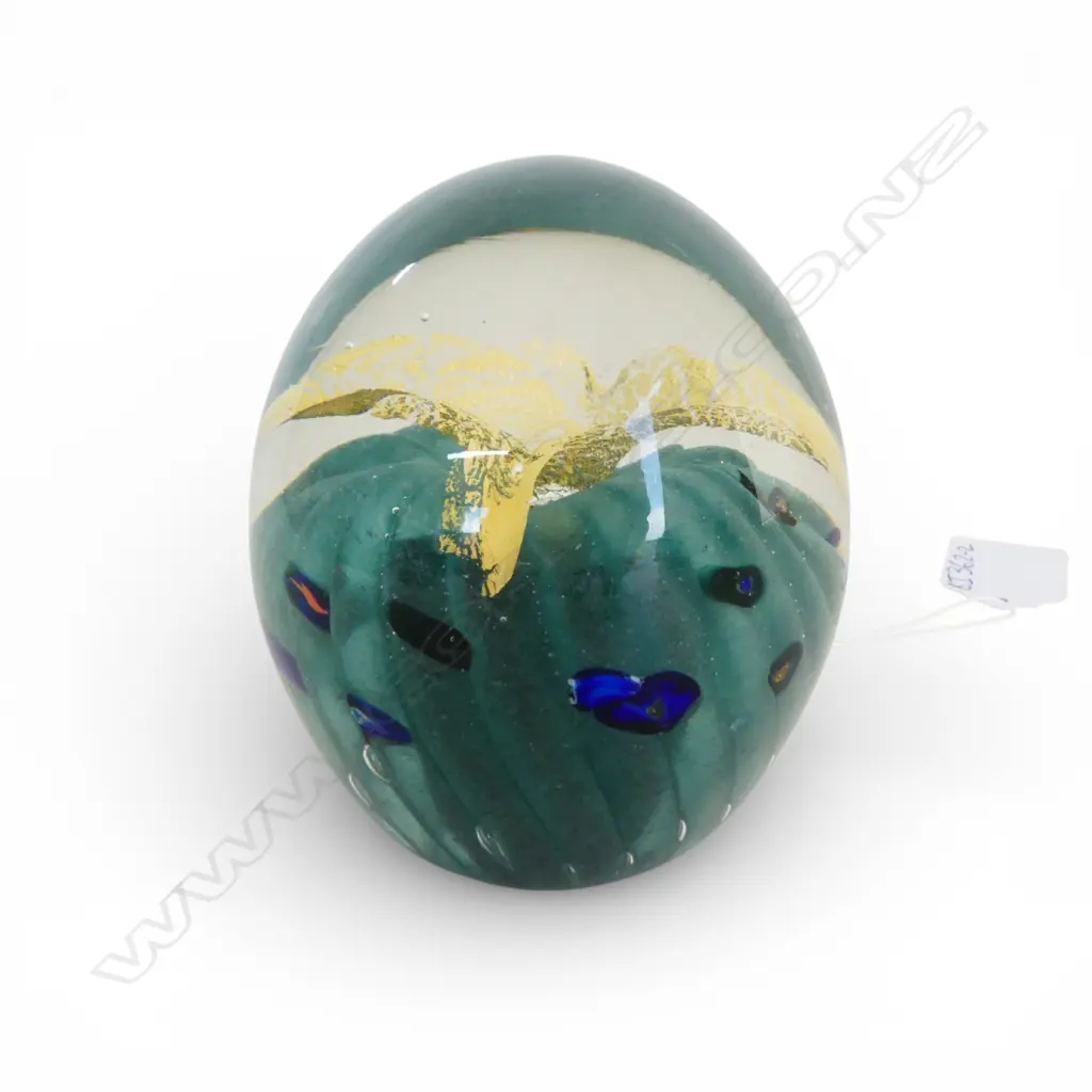 GARY NASH ART GLASS PAPERWEIGHT H.100mm Image 1++