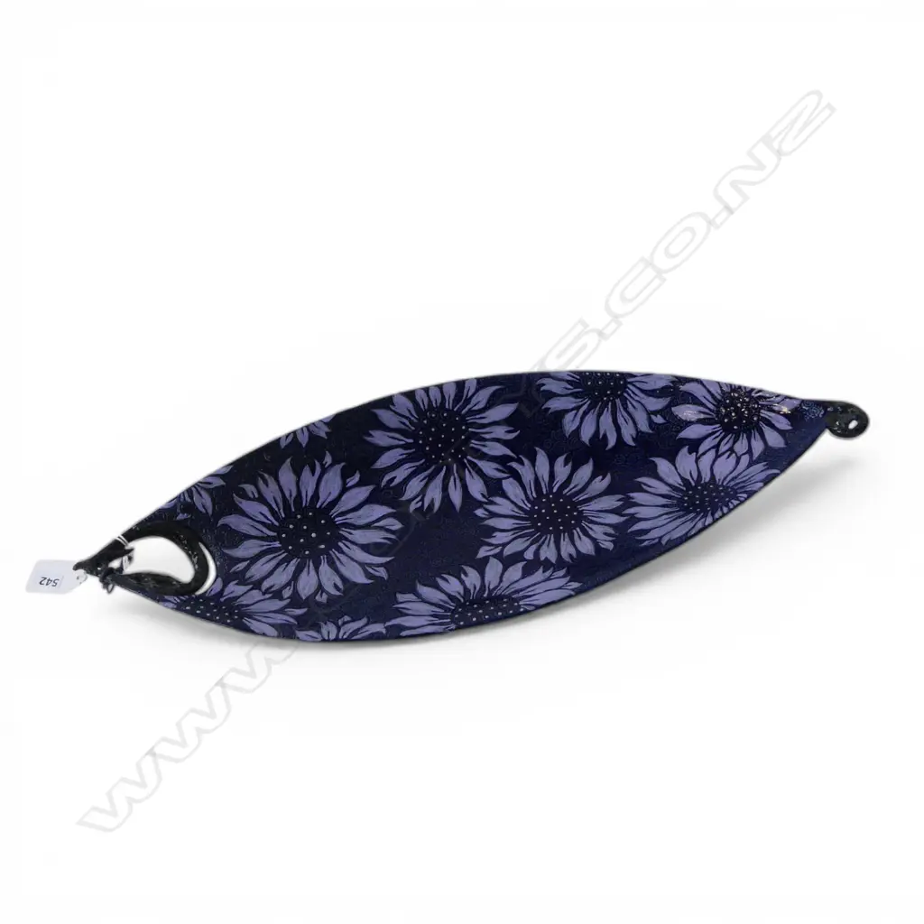 KEUM SUN LEE FISH SHAPED PLATTER, DARK PURPLE, L.480mm Image 1++