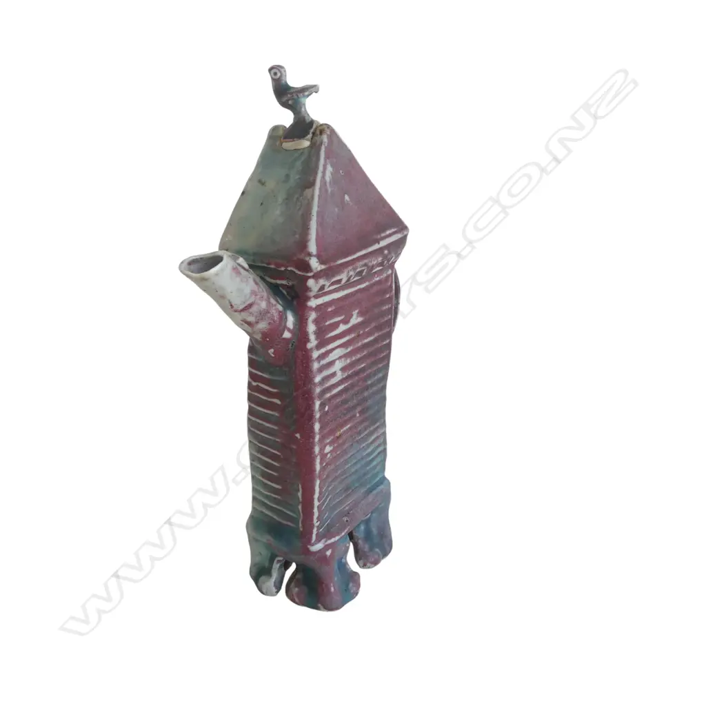 POTTER UNKOWN, TEAPOT, H.220mm Ex. Anneke Borren Collection Image 1++