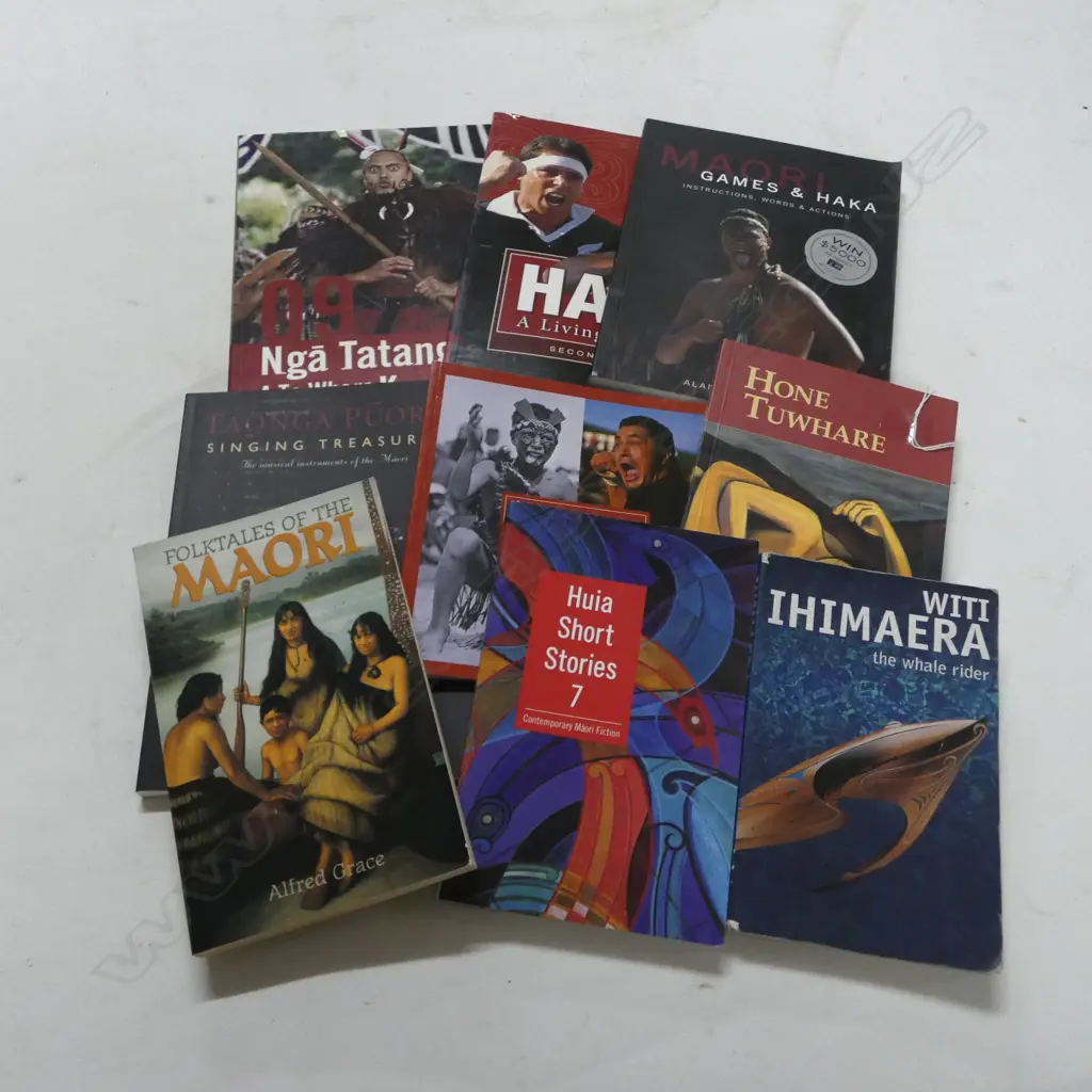 9 BOOKS; MAORI INTEREST, HAKA ETC Image 1++