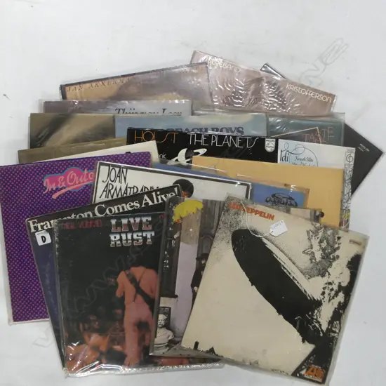ASST. RECORDS; LED ZEP, NEIL YOUNG, BEATLES ETC