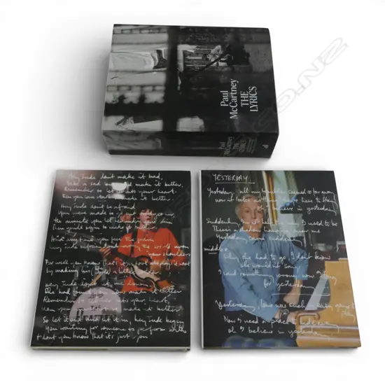 BOXED 2 VOL SET PAUL MCARTNEY 'THE LYRICS'