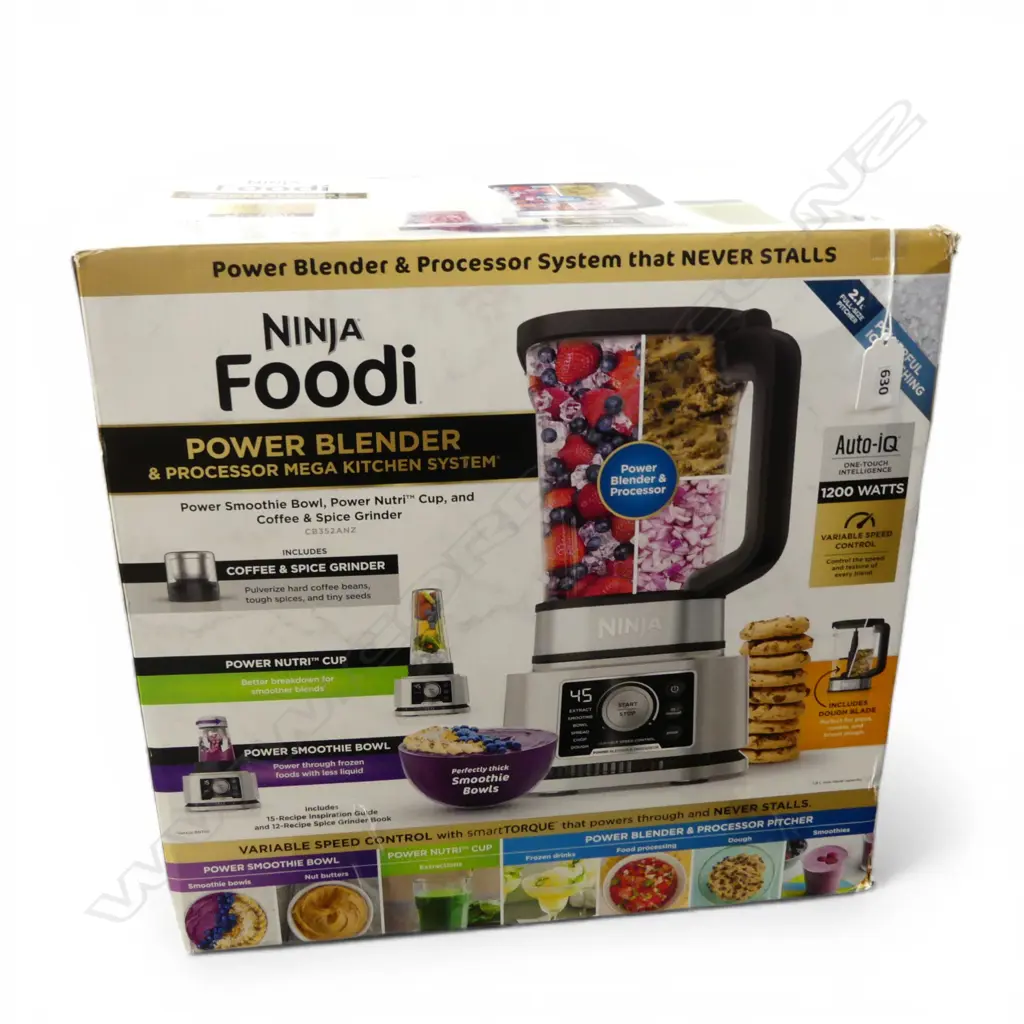NINJA FOODI POWER BLENDER & PROCESSOR MEGA KITCHEN SYSTEM - AS NEW; ORIGINAL BOX & INSTRUCTIONS Image 1++