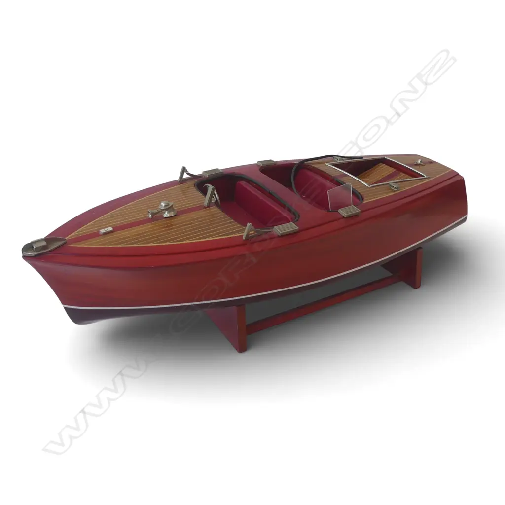 WOODEN MODEL BOAT L.610mm Image 1++