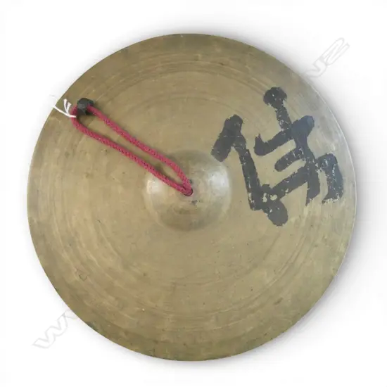 CHINESE BRONZE CYMBAL DIA360MM