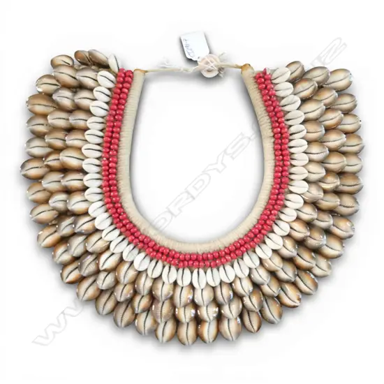 COWRIE SHELL NECK ADORNMENT 
